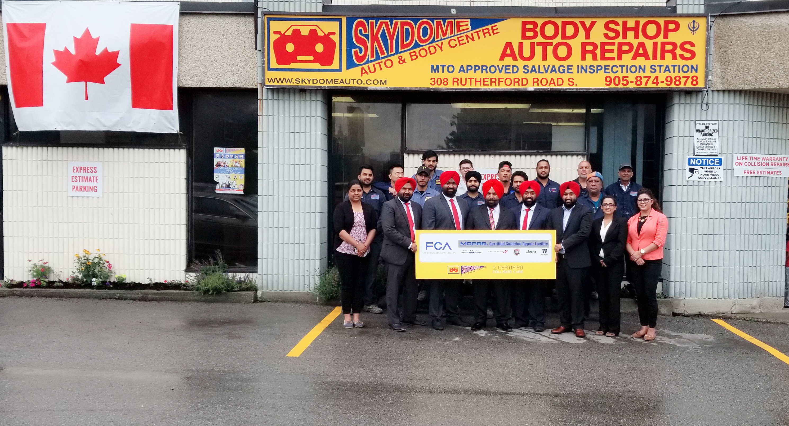 Skydome Auto & Body Centre Earns Official Certification Certified Collision Care News